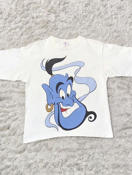 Disney Other - VTG 90s Aladdin Genie "Did You Rub My Lamp" AOP Tee L *RARE*